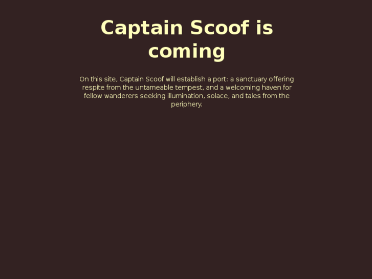 www.captainscoof.com