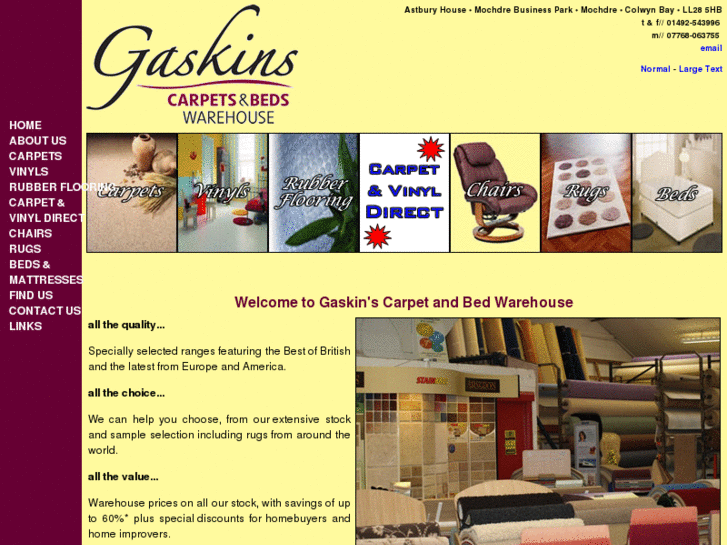 www.gaskinscarpetsandbeds.com