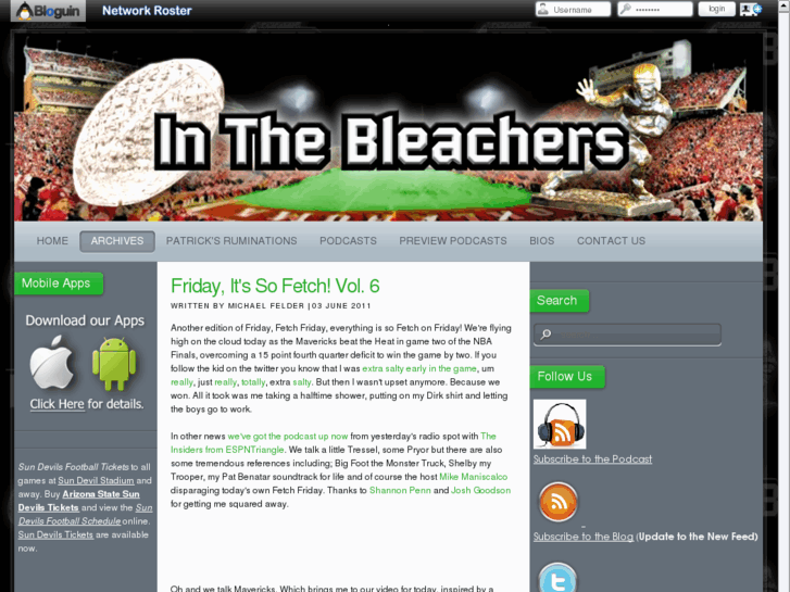 www.inthebleachers.net