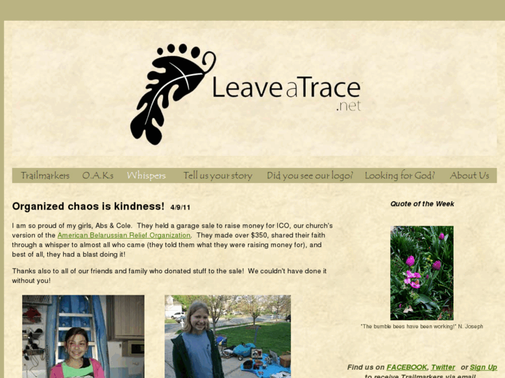 www.leaveatrace.net