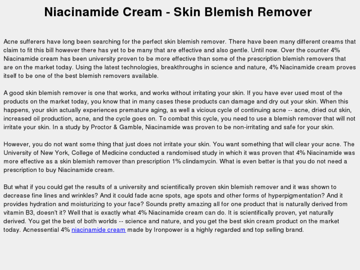 www.niacinamidecream.com