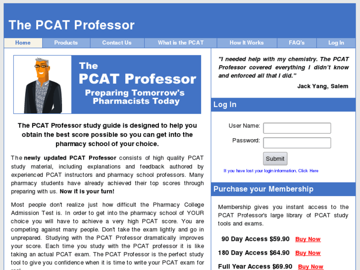 www.pcatprofessor.com