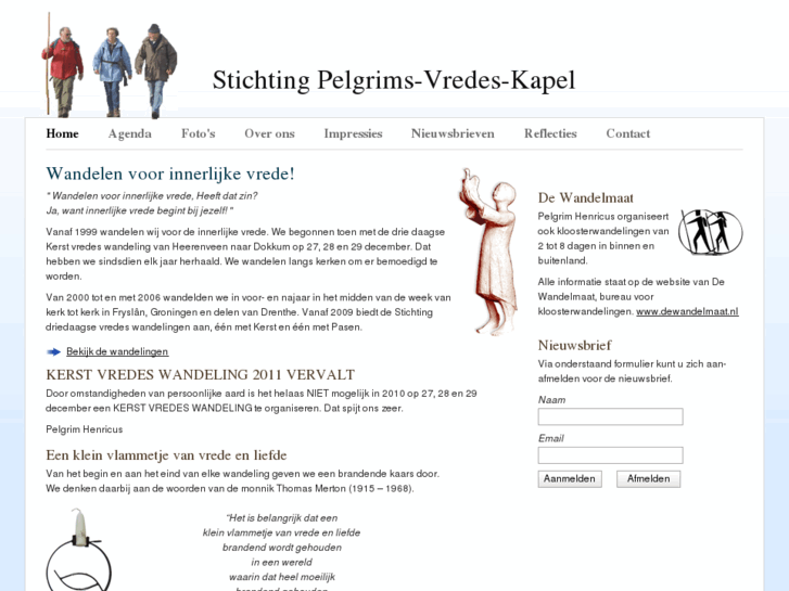 www.pelgrimsvredeskapel.nl