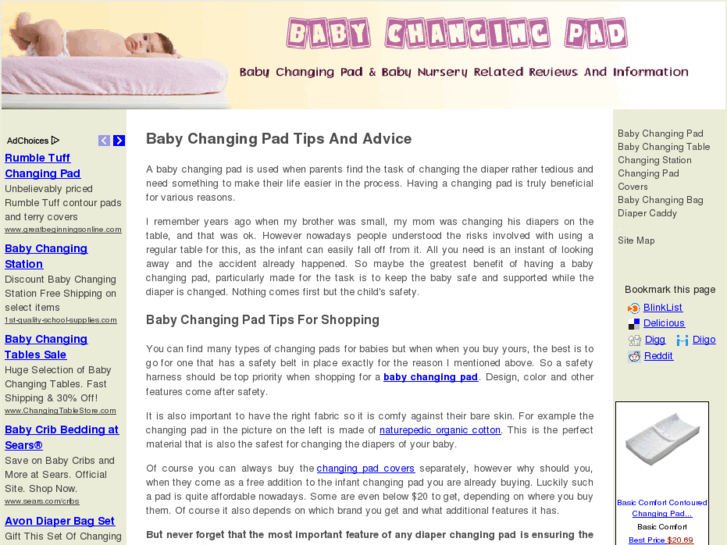 www.babychangingpad.org