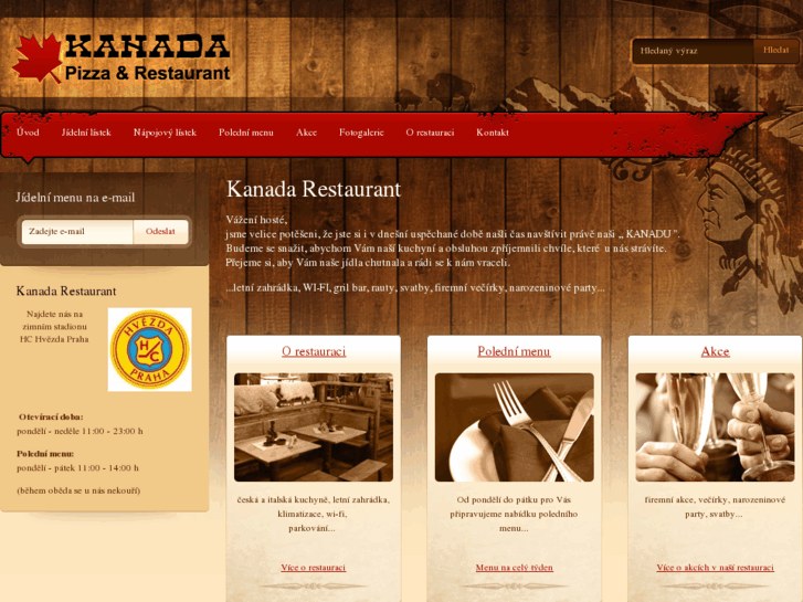 www.kanadarestaurant.cz