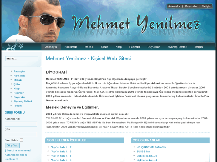 www.mehmetyenilmez.com