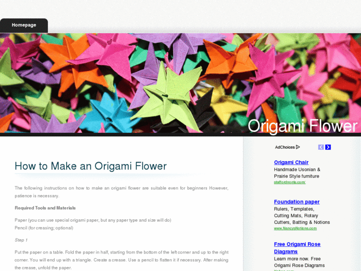 www.origamiflower.org