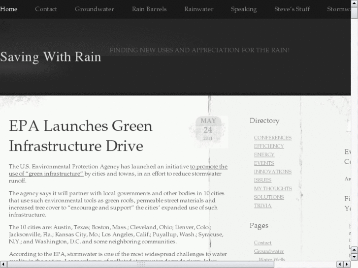 www.savingwithrain.info