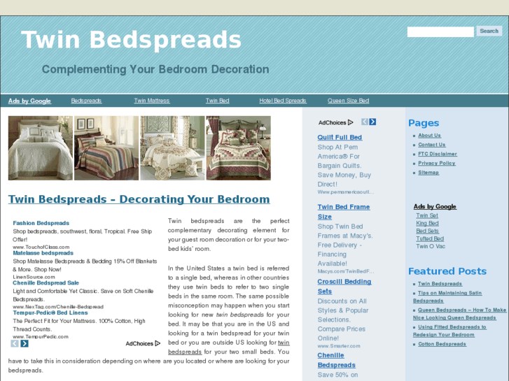 www.twinbedspreads.net