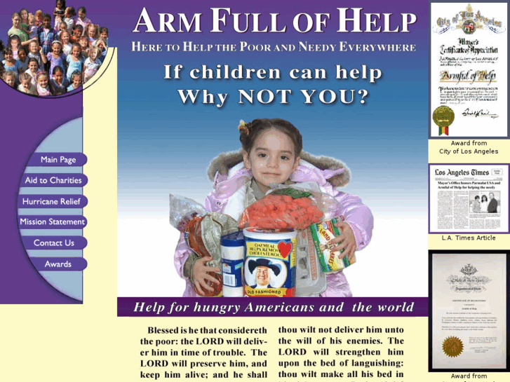 www.armfullofhelp.org