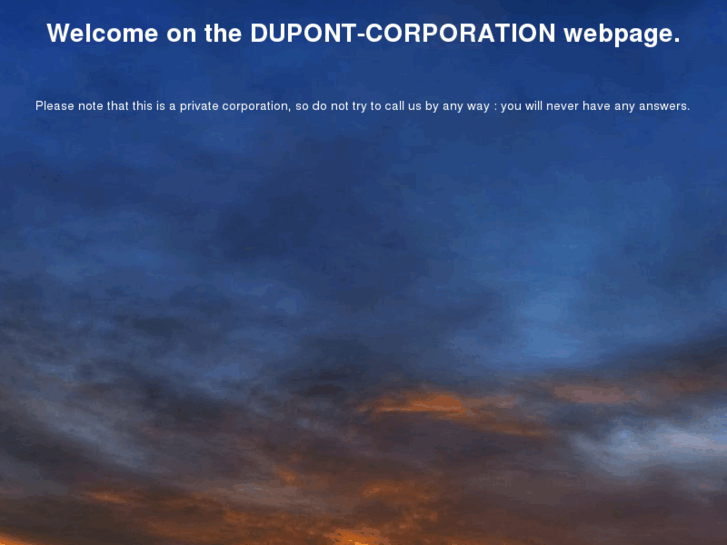 www.dupont-corporation.com