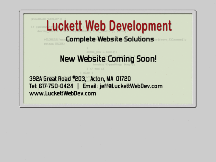 www.luckettwebdev.com