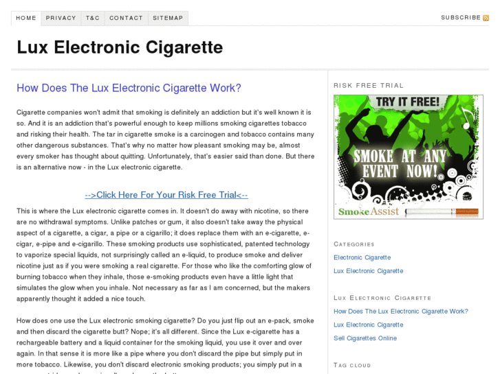 www.luxelectroniccigarette.com