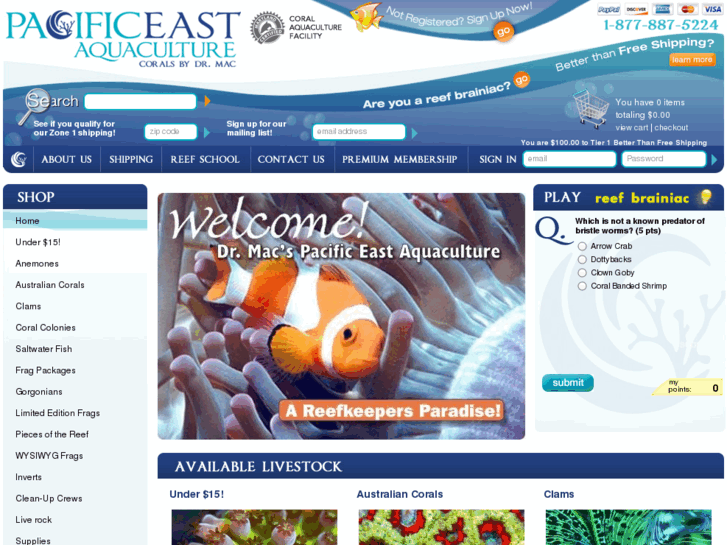 www.pacificeastaquaculture.com