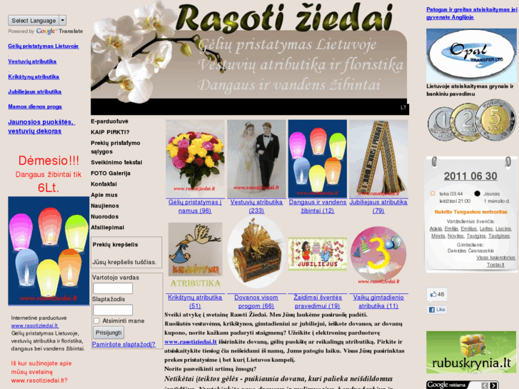 www.rasotiziedai.lt