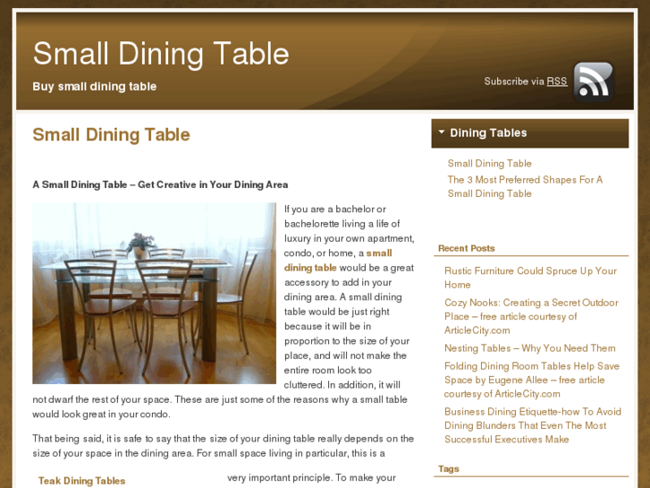 www.smalldiningtable.net