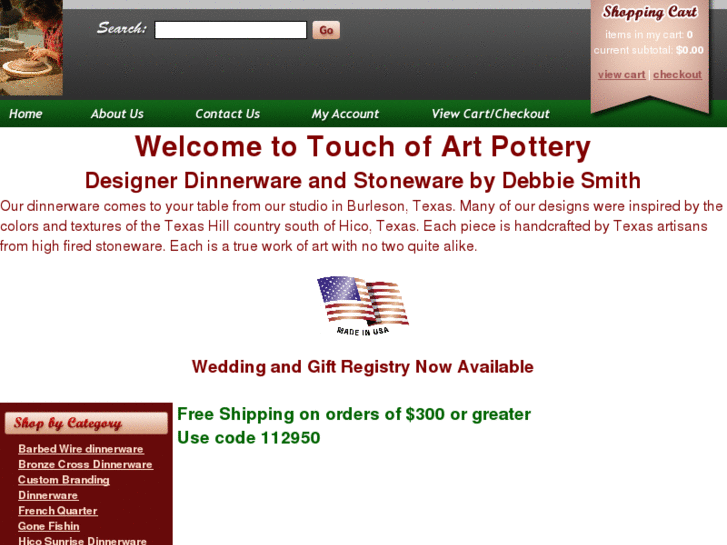 www.touchofartpottery.com