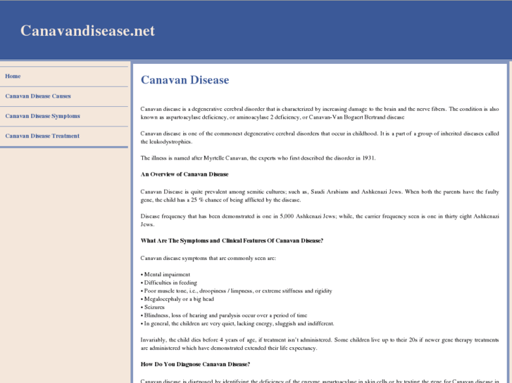 www.canavandisease.net