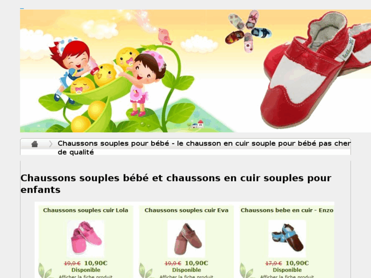 www.chaussons-souples-bebe.com