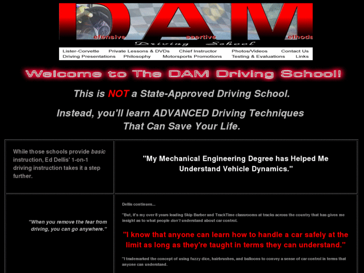 www.damdrivingschool.com