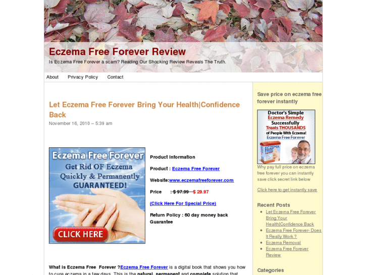 www.eczemafreeforeverreviewed.org