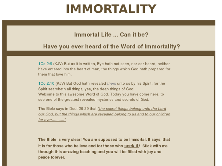 www.immortality.co.za