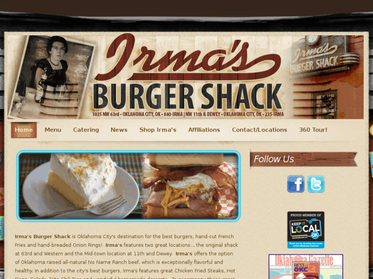 www.irmasburgershack.com
