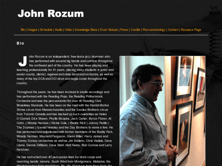 www.johnrozumdrummer.com