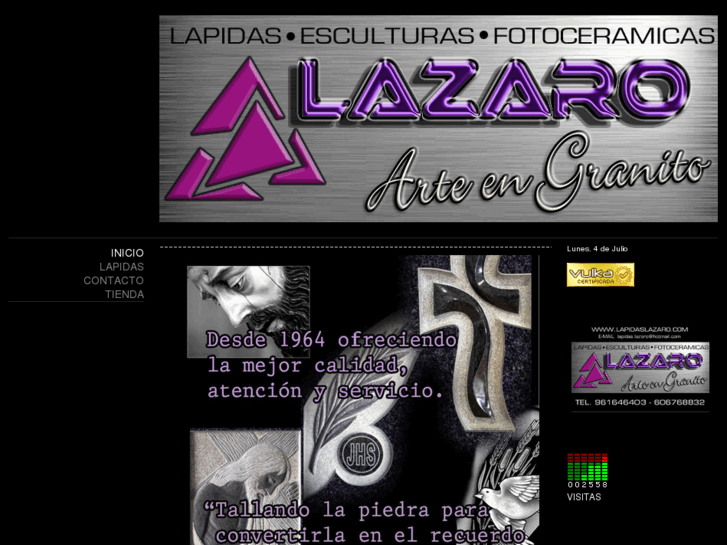 www.lapidaslazaro.com