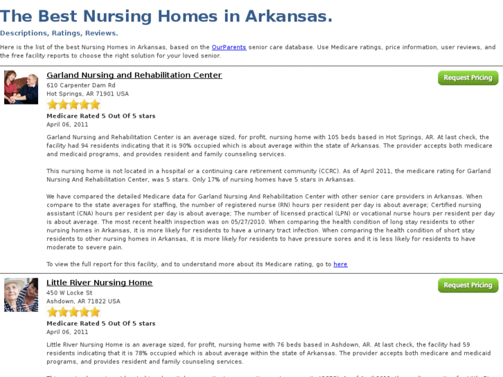 www.bestarkansasnursinghomes.com