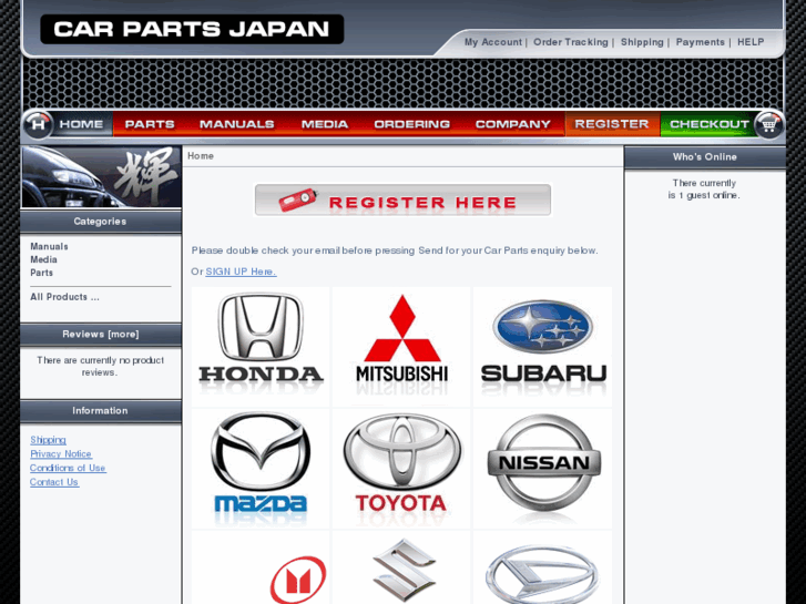 www.carpartsjapan.net