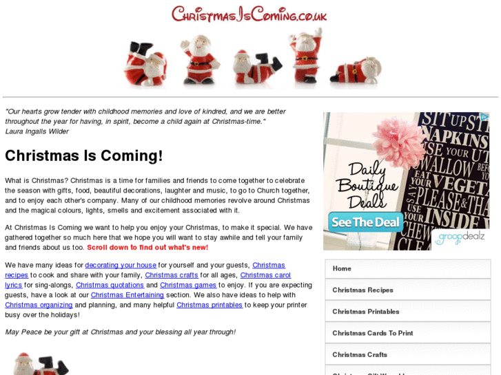 www.christmasiscoming.co.uk