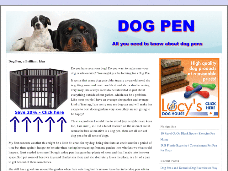 www.dogpensite.com