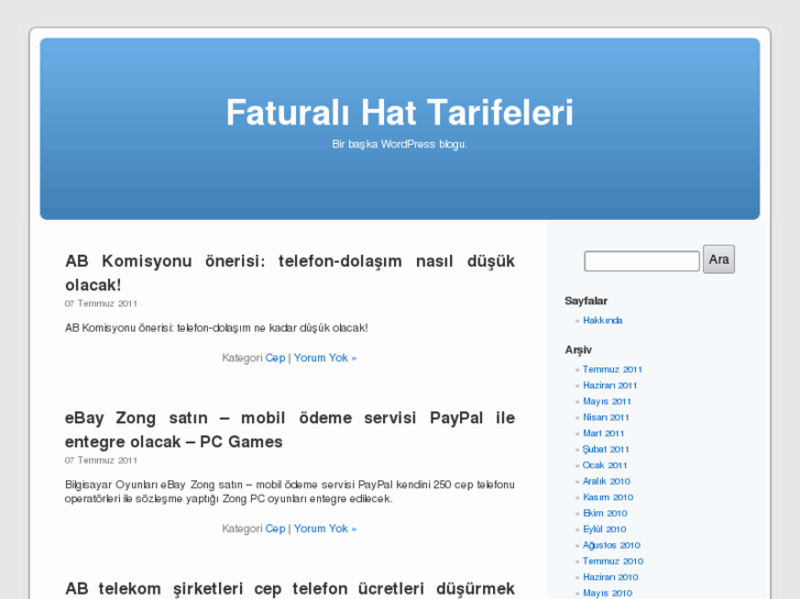 www.faturali-hat-tarifeleri.com