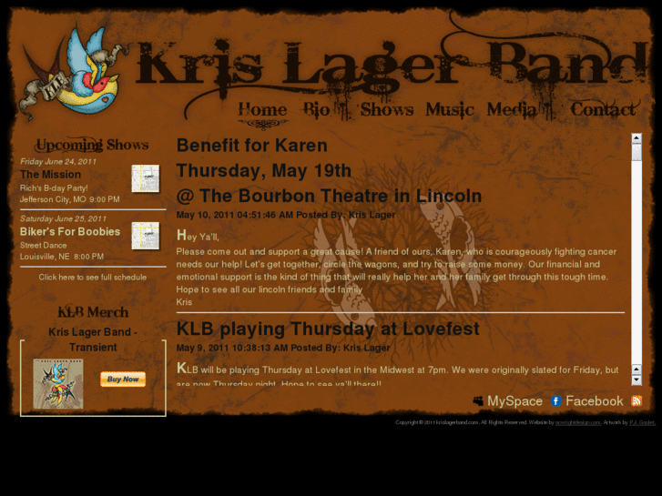 www.krislagerband.com