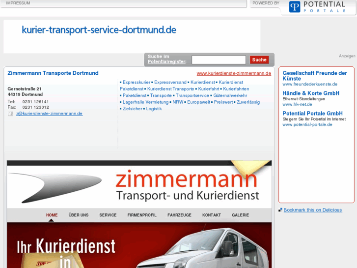 www.kurier-transport-service-dortmund.de