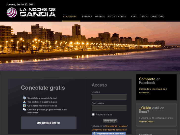 www.lanochedegandia.com