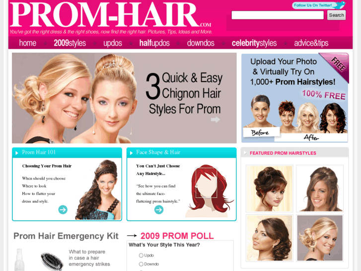 www.prom-hair.com