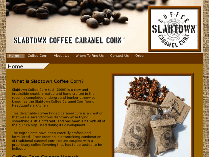 www.slabtowncoffeecaramelcorn.com