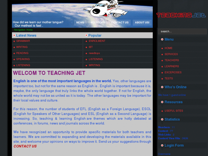 www.teachingjet.com