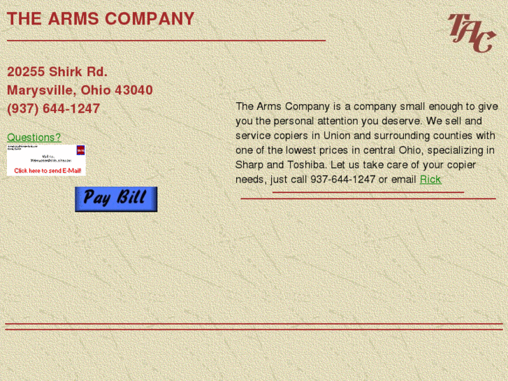 www.thearmscompany.com