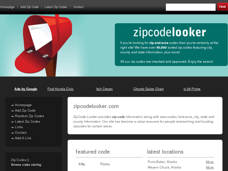 www.zipcodelooker.com