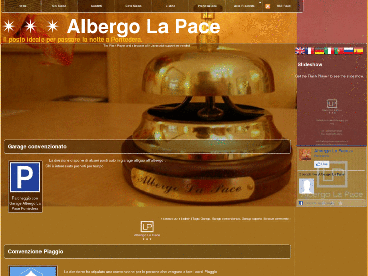 www.albergolapacepontedera.it