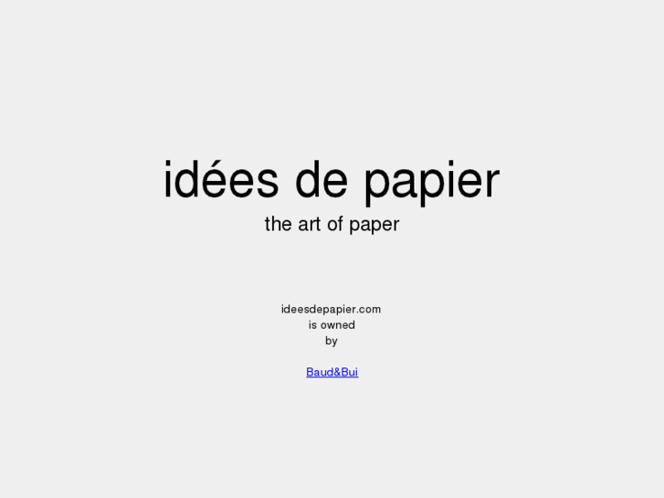 www.ideesdepapier.com