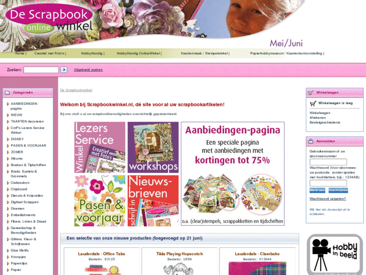 www.scrapbookwinkel.nl