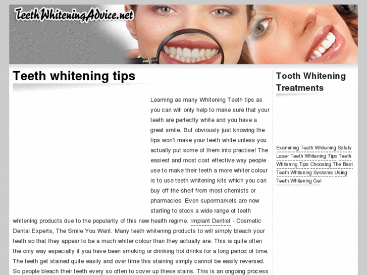 www.teethwhiteningadvice.net