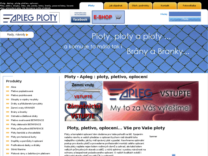 www.apleg-ploty.cz