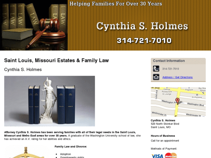 www.cynthiaholmeslaw.com