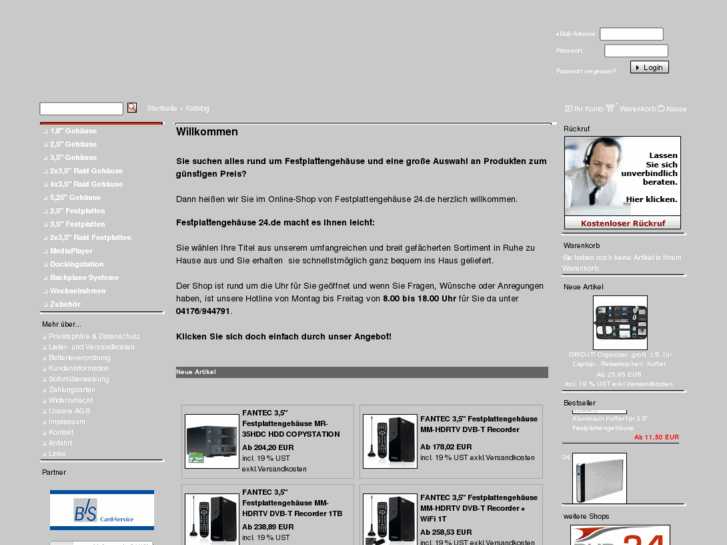 www.festplattengehaeuse24.de