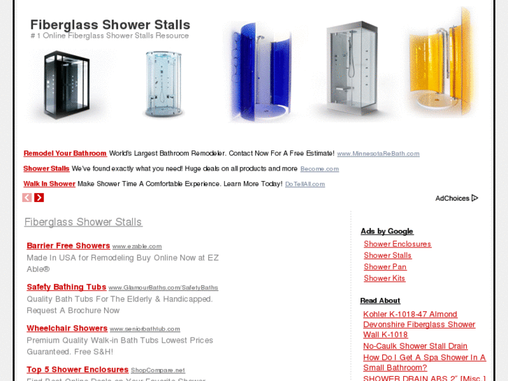 www.fiberglassshowerstalls.org